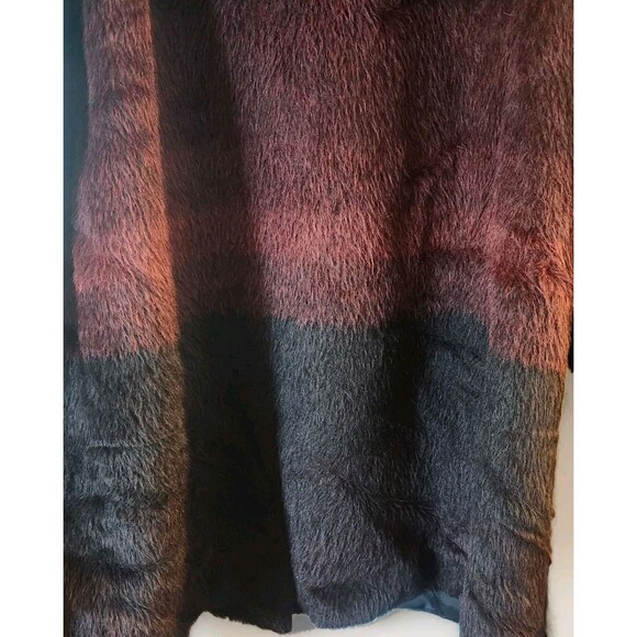 Katherine Kelly Peru Alpaca Wool Blend Ombre Coat Jacket Women’s Size 14 - Picture 7 of 12